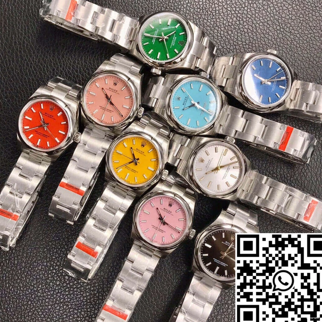 M277200-0008 31MM Oyster Coral EW Rolex Red Factory Perpetual 1297 Dial WrinkleFree 0708